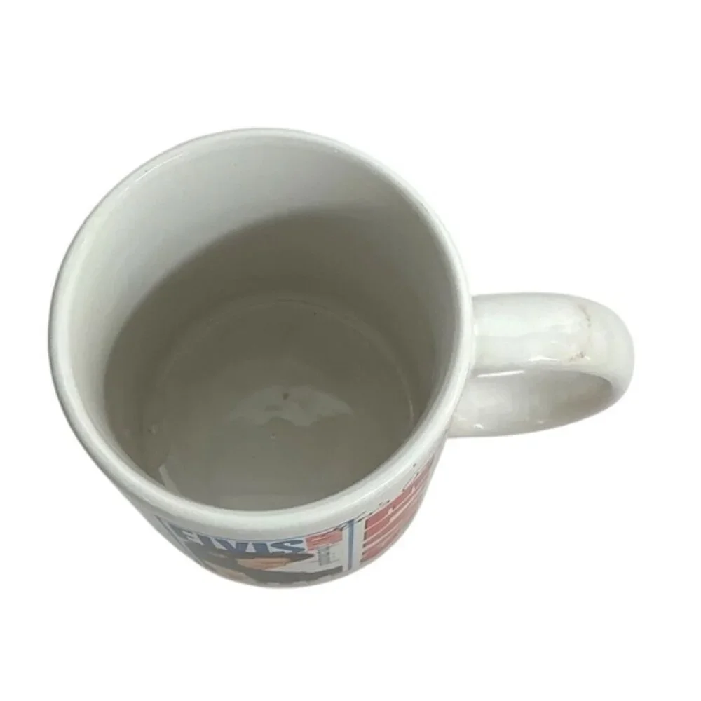 Vintage Elvis Presley Mug with Signature 12 oz Coffee Tea White 2010 Collectible - Picture 5 of 16